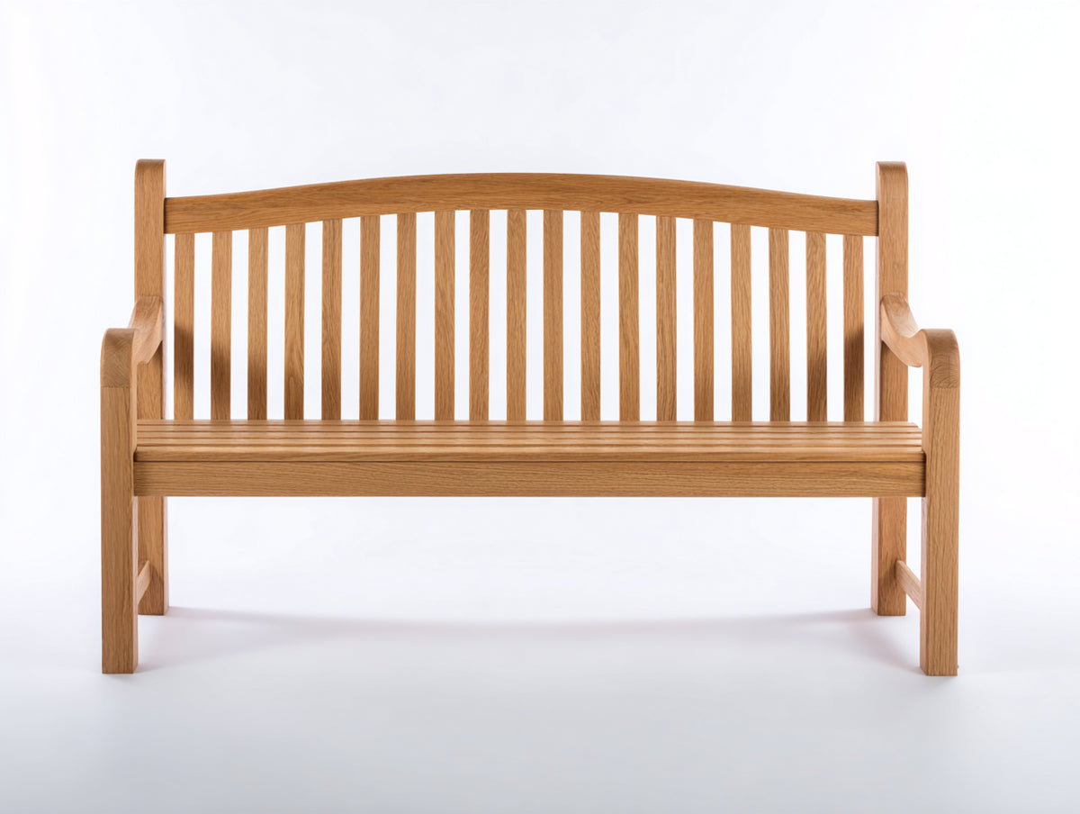 Banc de jardin - Bois - 172x64x92 cm - Bois miel clair - Style classique