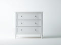 Table de chevet - Bois - 76x41x82 cm - Blanc - Style classique